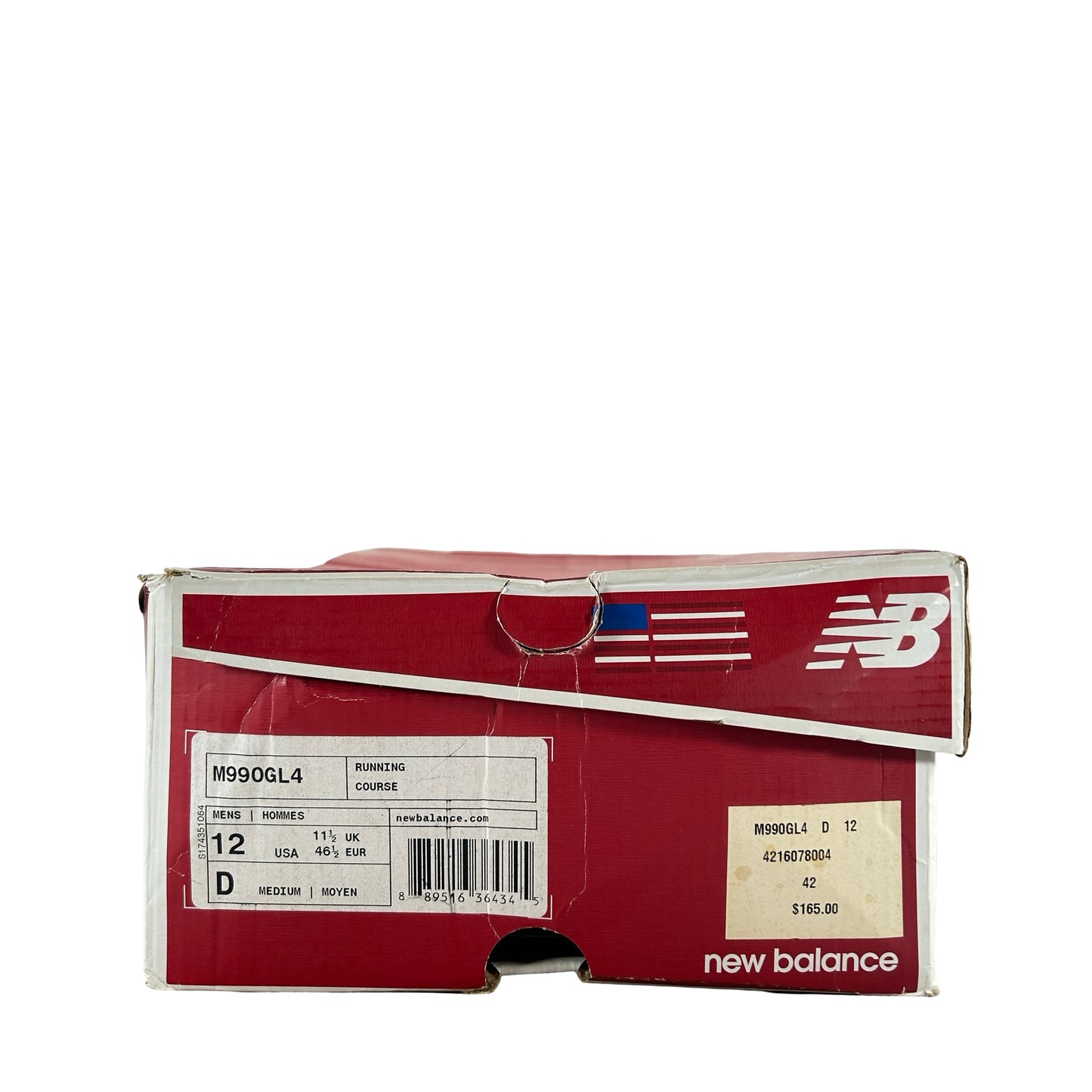 M990GL4 New Balance 990v4 Grey [USED] - 12 M (Used)