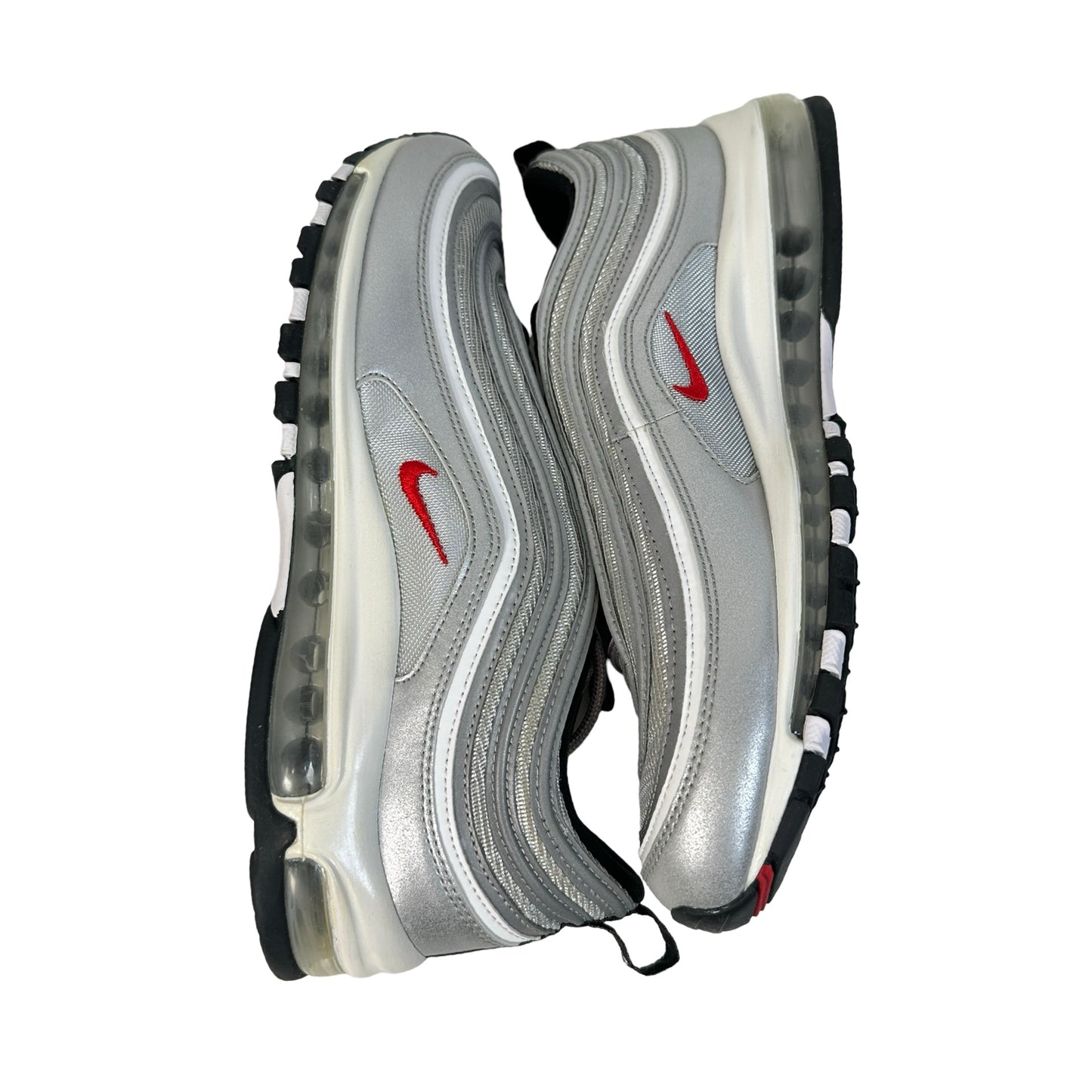 884421 001 Nike Air Max 97 Silver Bullet (2016/2017) [CONDITIONAL] - 10.5 M (Yellowing) (Damaged Lid)
