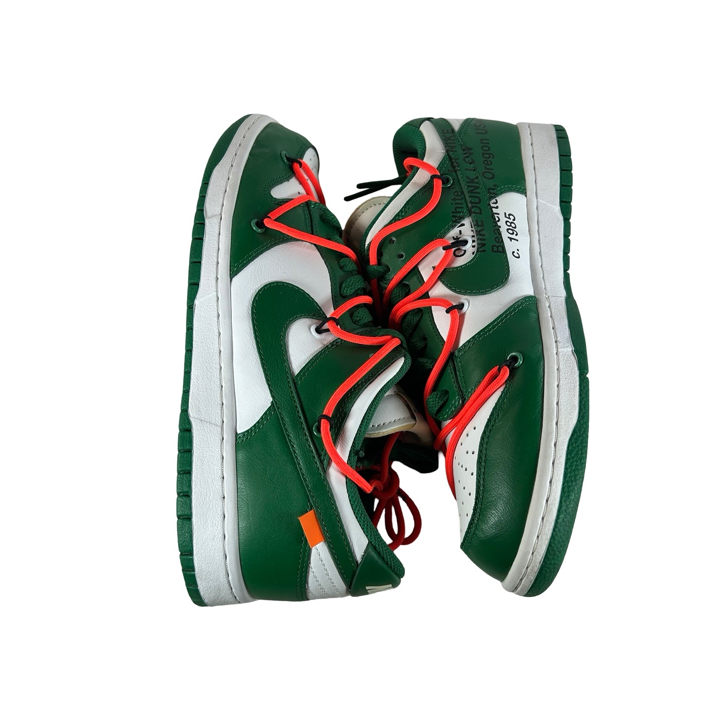 CT0856 100 Nike Dunk Low Off-White Green [USED] - 9 M (Used2)