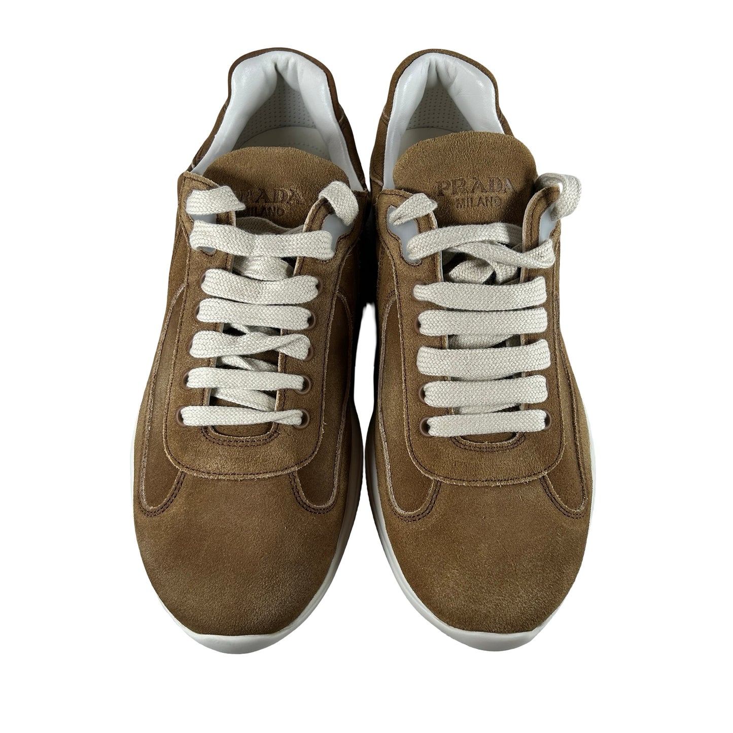 4E3400 Z50 F0401 Prada America's Cup Brown Suede