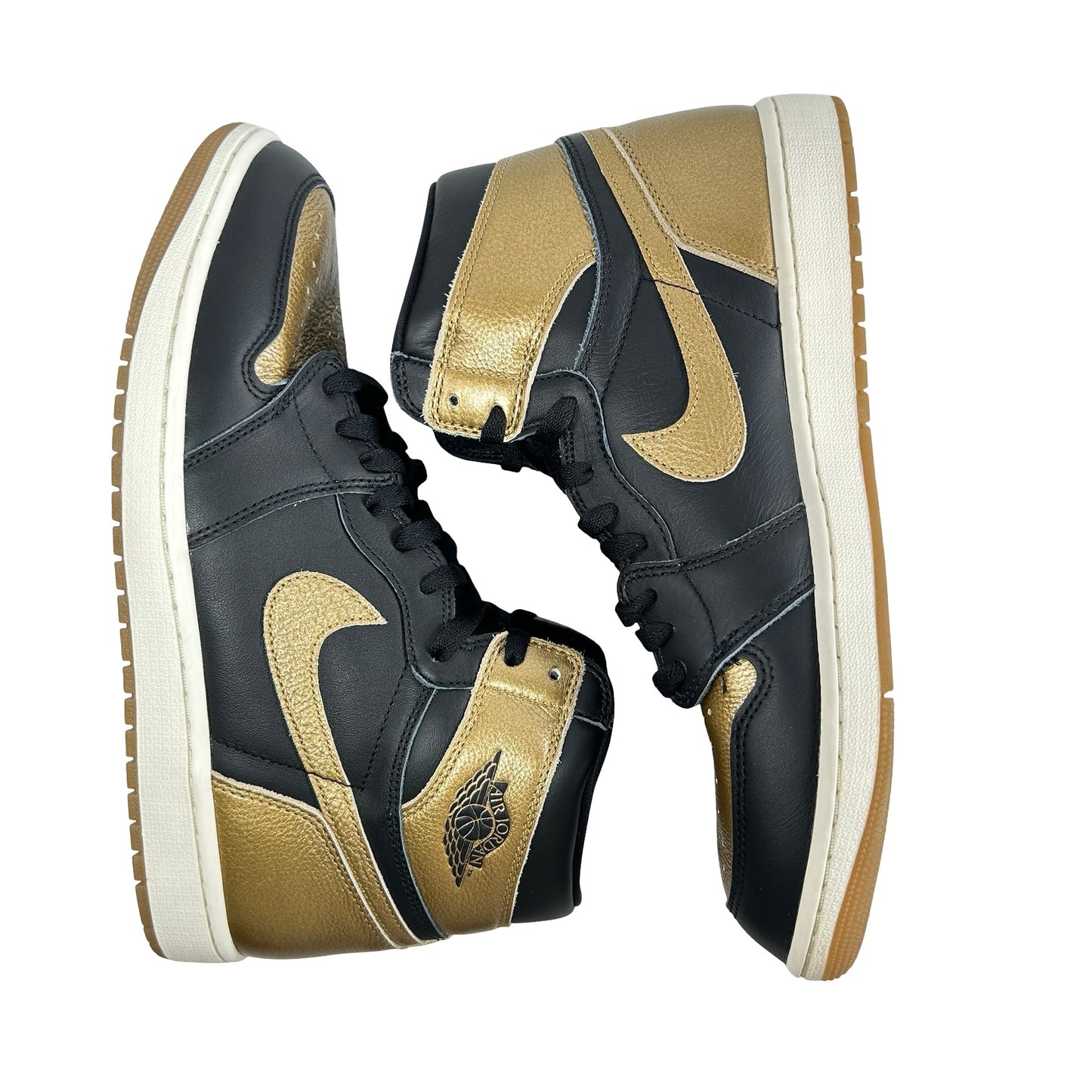 DZ5485 071 Jordan 1 Retro High OG Black Metallic Gold [USED] - 12 M (Used)