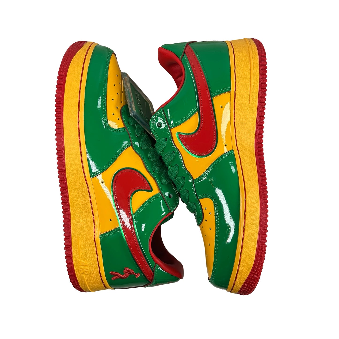 IH4383 300 Nike Air Force 1 Low Lil Yachty Concrete Boys Lucky Green [USED] - 7 M (Used)