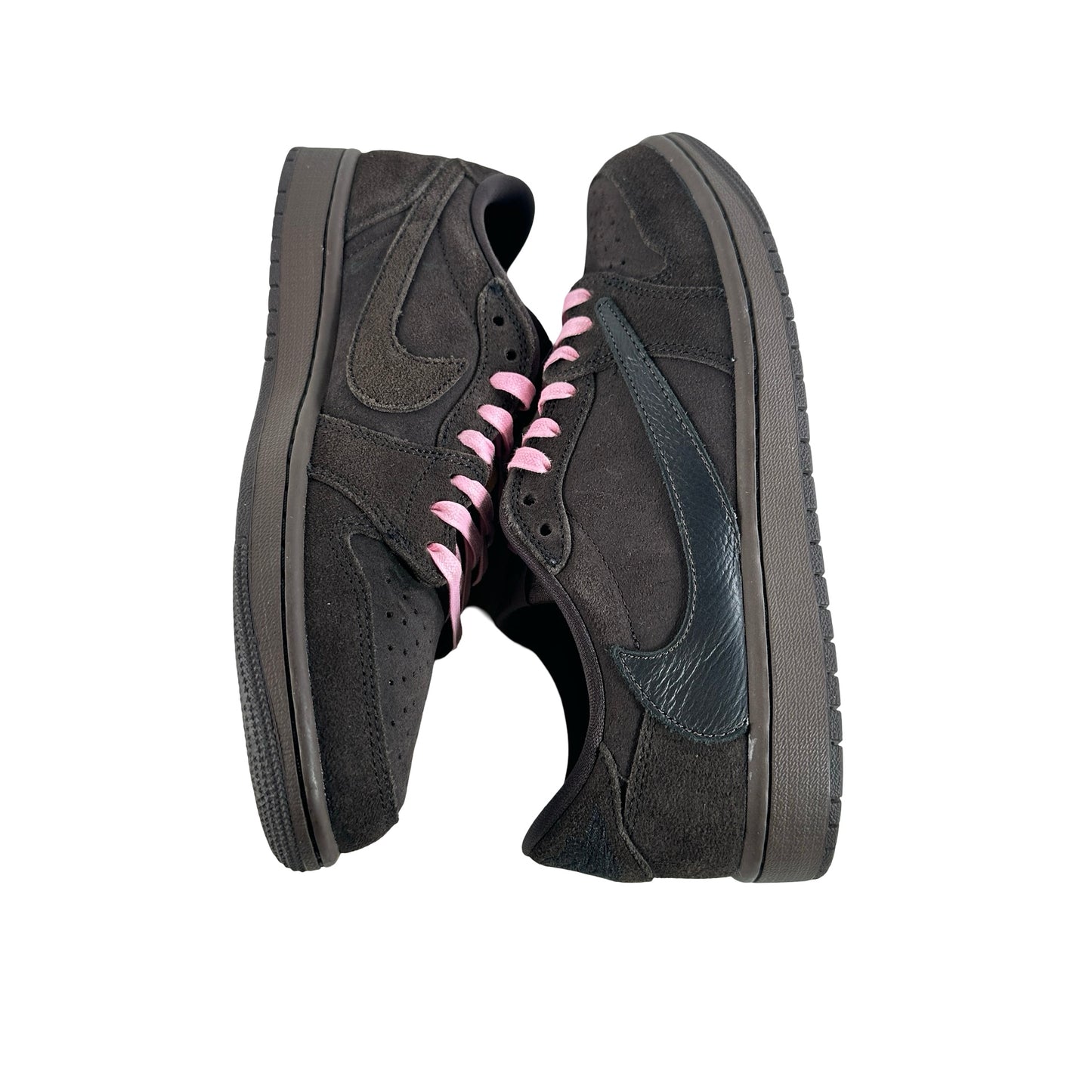 DM7866 202 Jordan 1 Retro Low OG SP Travis Scott Velvet Brown [USED] - 8 M (Used7)