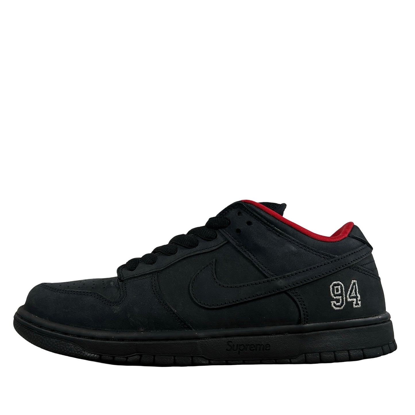 HQ8487 001 Nike SB Dunk Low Supreme 94 Black [USED] - 10 M (Used4)