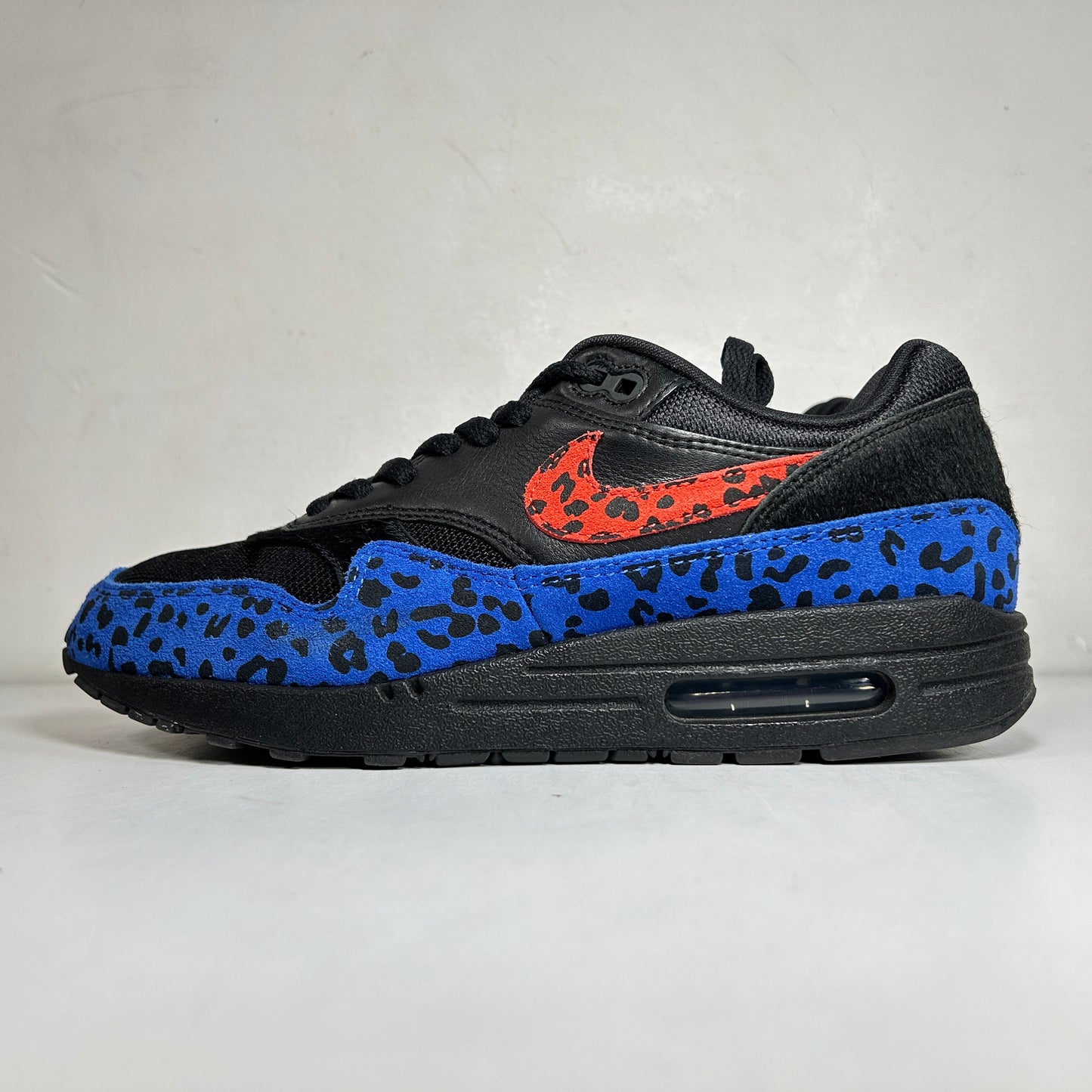 BV1977 001 Nike Air Max 1 Black Leopard (W) [USED] - 9.5 W (Used)