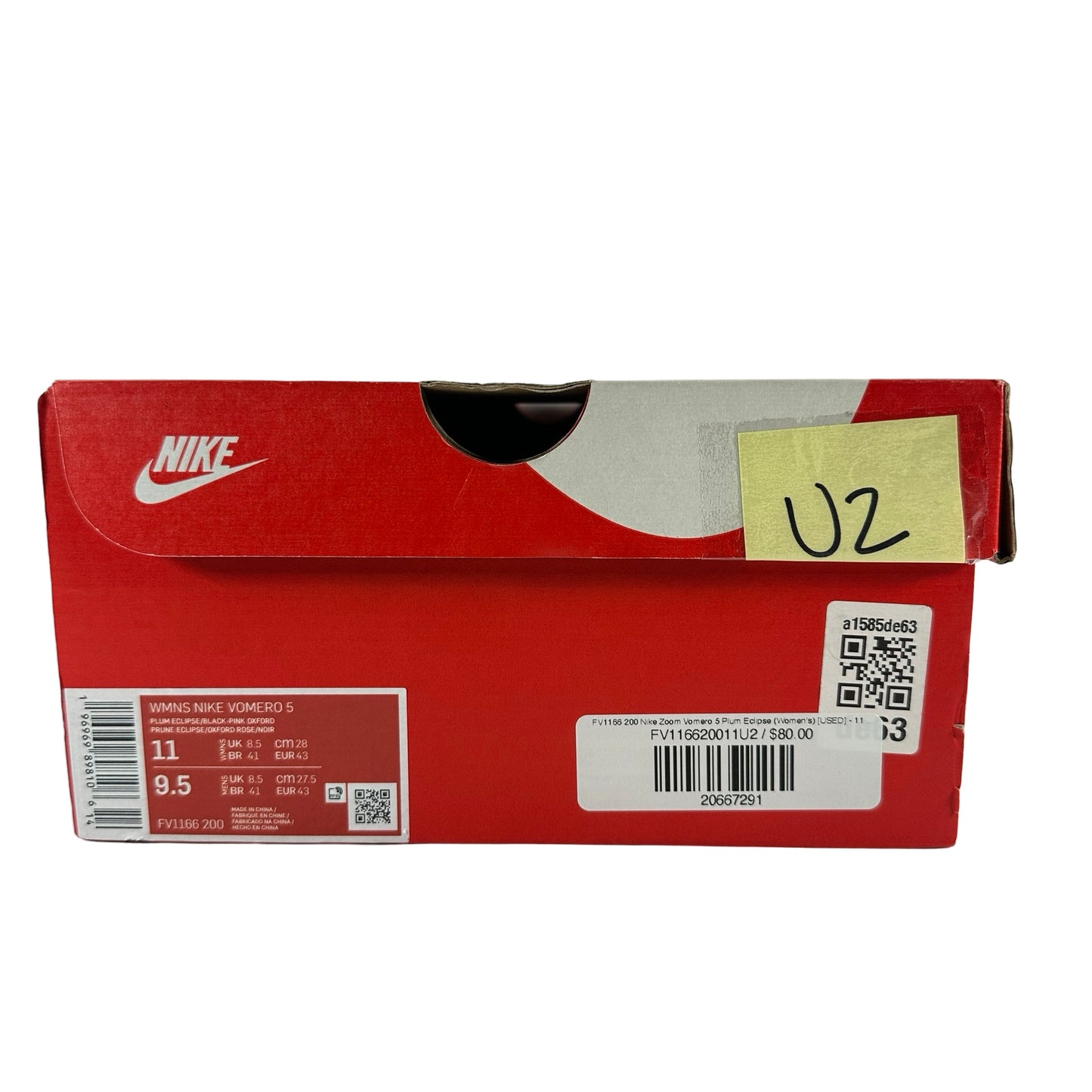 FV1166 200 Nike Zoom Vomero 5 Plum Eclipse (W) [USED] - 11 W (Used3)