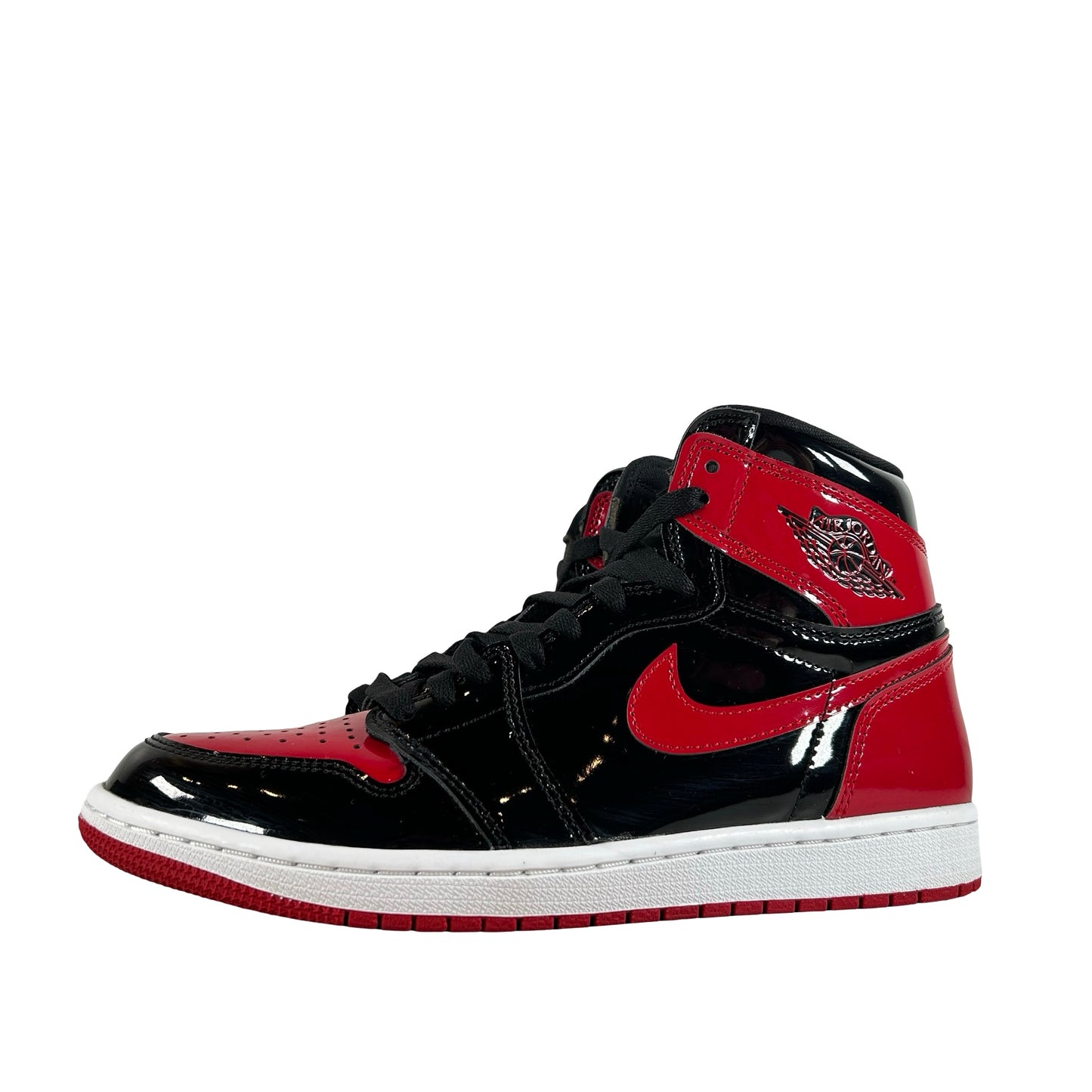555088 063 Jordan 1 Retro High OG Patent Bred [USED] - 8 M (Used3)