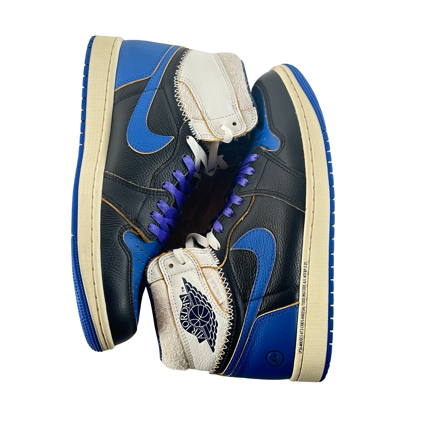 IO7847 001 Jordan 1 Retro High OG SP Fragment x Union LA Sport Royal [USED] - 9 M (Used2)