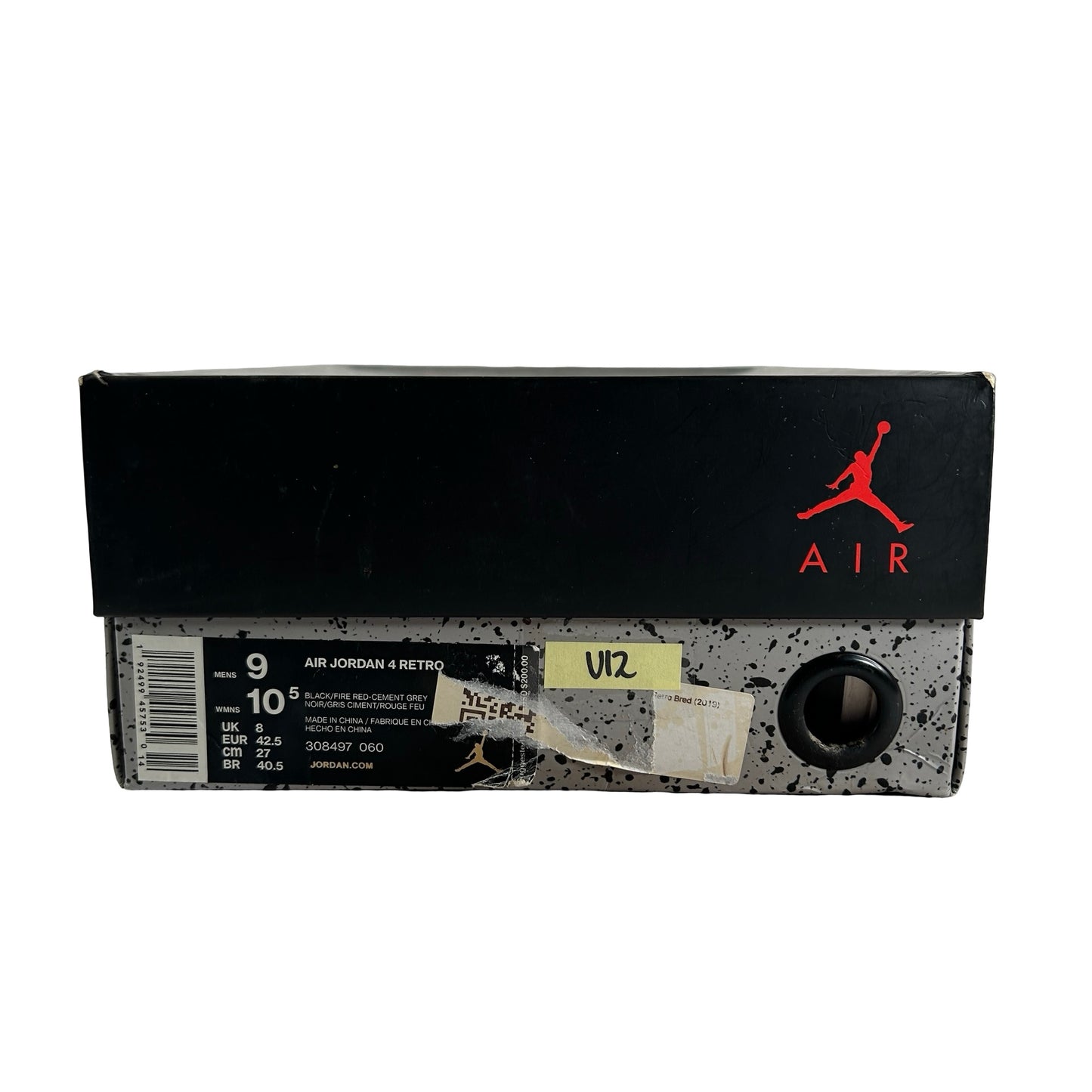 308497 060 Jordan 4 Bred (2019) [USED] - 9 M (Used12)