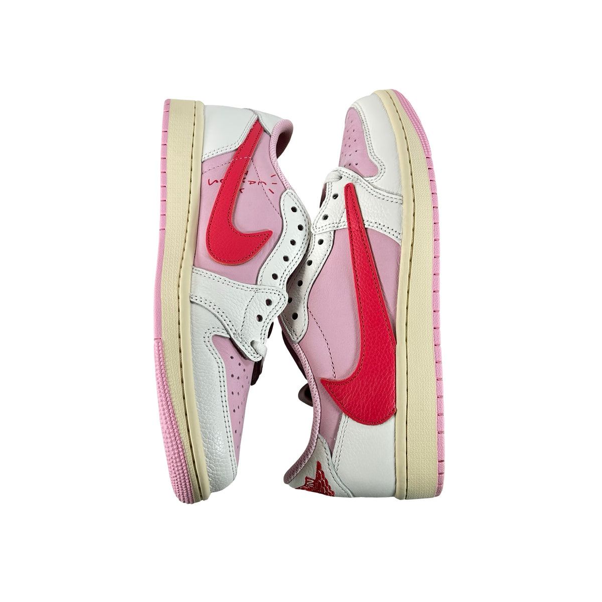 IQ7604 101 Jordan 1 Retro Low OG SP Travis Scott Sail Tropical Pink [USED] - 8 M (VNDS)