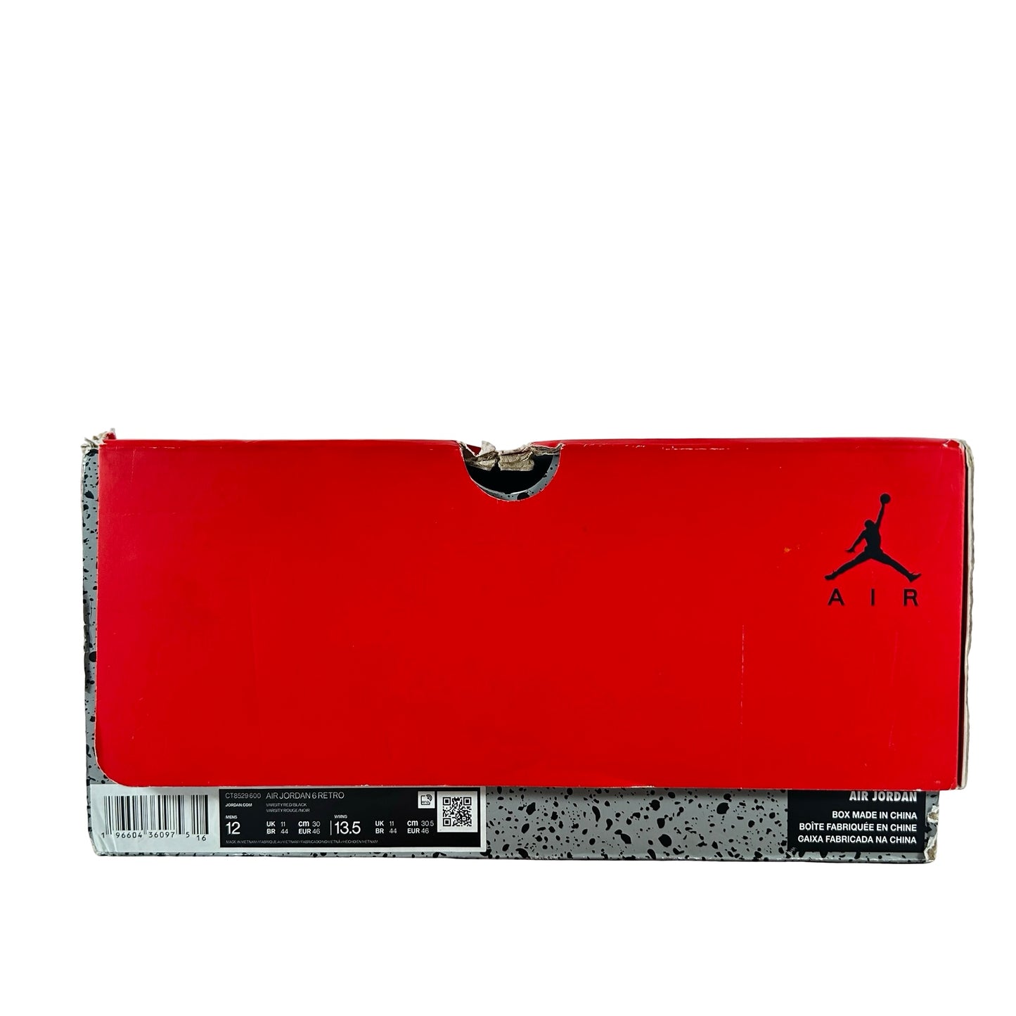 CT8529 600 Jordan 6 Retro Toro Bravo [USED] - 12 M (Used5)