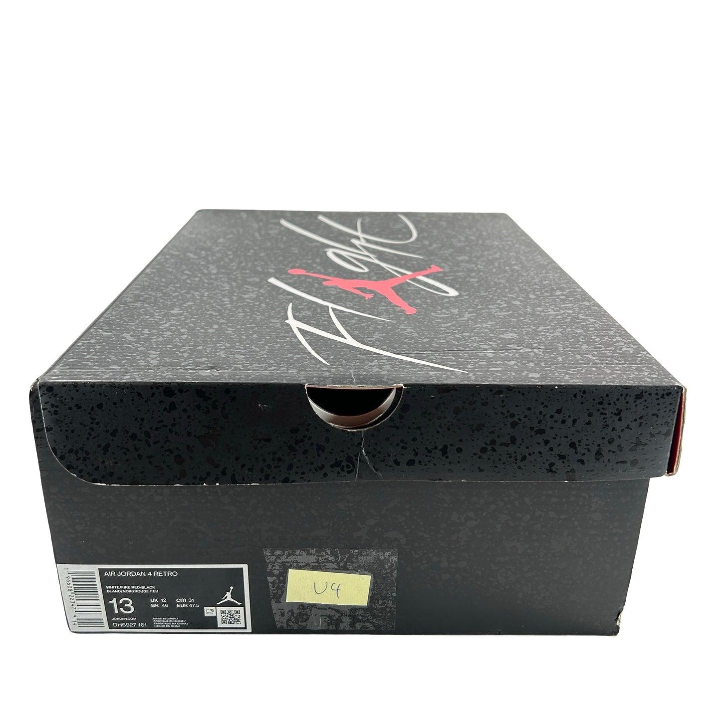 DH6927 161 Jordan 4 Retro Red Cement [USED] - 13 M (Used4)