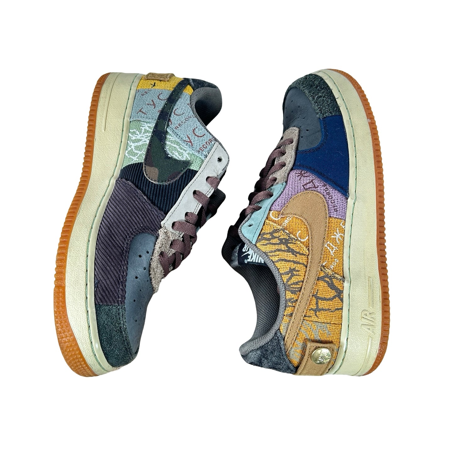 CN2405 900 Nike Air Force 1 Low Travis Scott Cactus Jack [USED] - 7 M (Used)