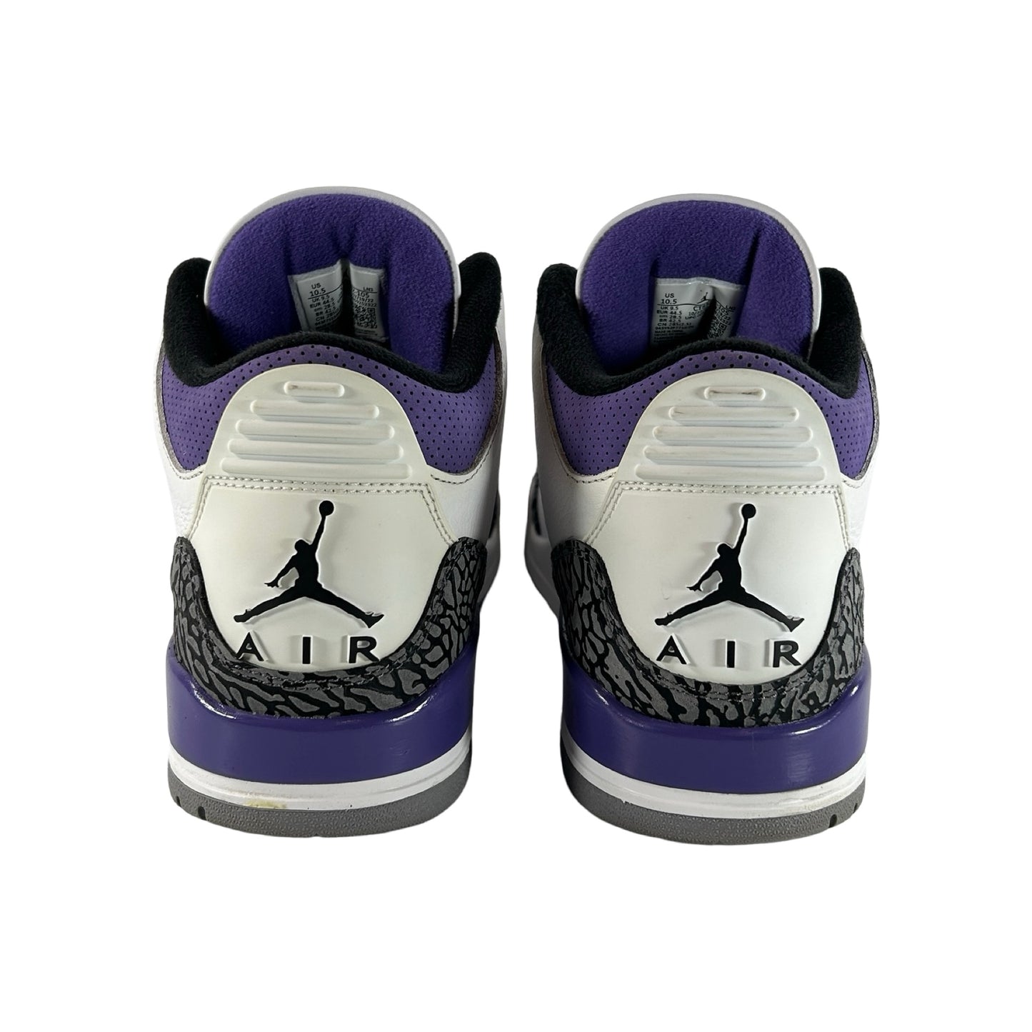 CT8532 105 Jordan 3 Retro Dark Iris [USED] - 10.5 M (Used2)