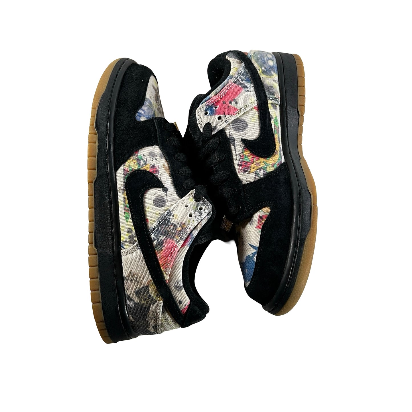 FD8778 001 Nike SB Dunk Low Supreme Rammellzee [USED] - 7 M (Used) (No Box)
