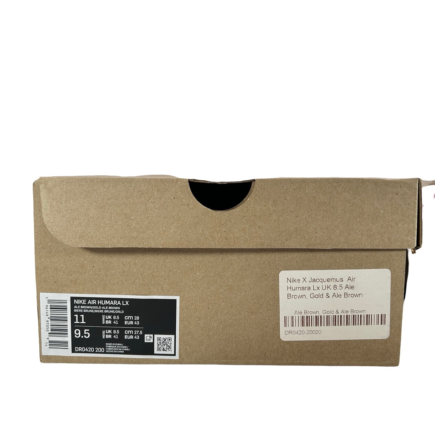 DR0420 200 Nike Air Humara LX Jacquemus Ale Brown Gold (Women's) [USED] - 11 W / 9.5 M (Used)