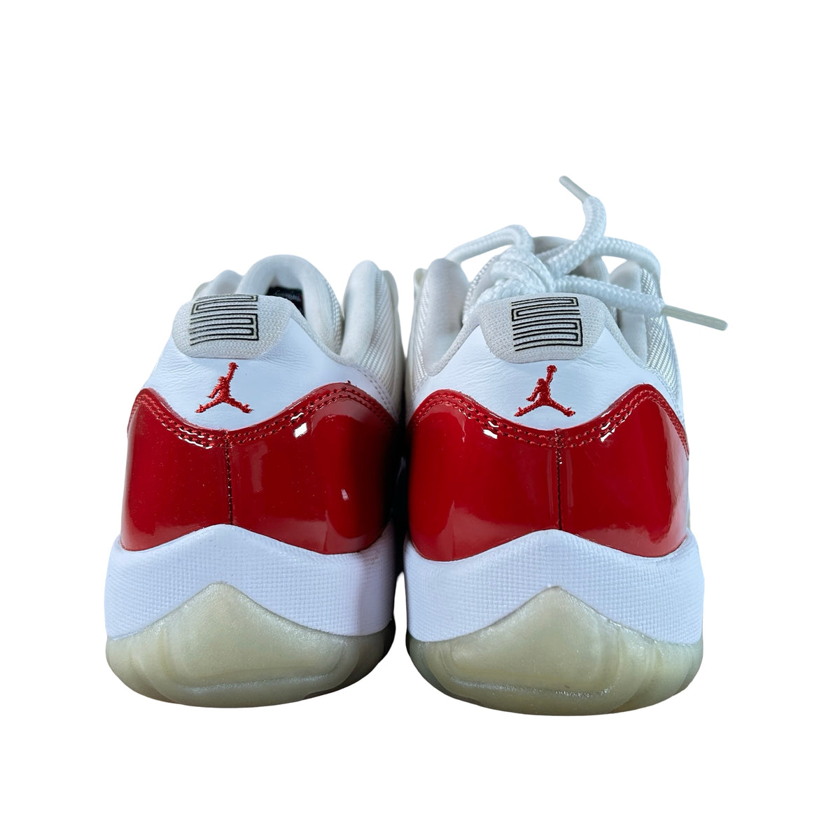 528895 102 Jordan 11 Retro Low Cherry (2016) - 10 M (Yellowing Soles)