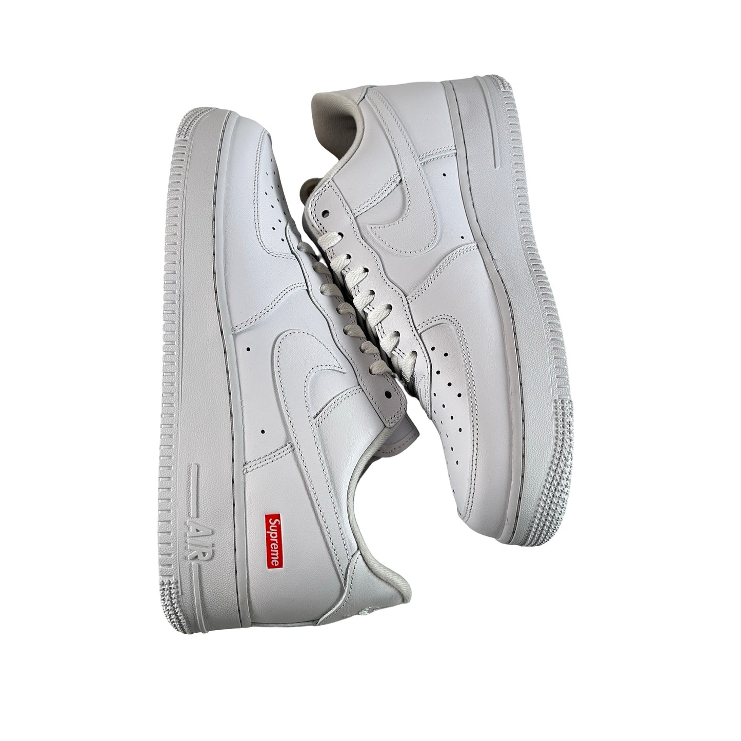 CU9225 100 Nike Air Force 1 Low Supreme White [USED] - 10.5 M (Used3)