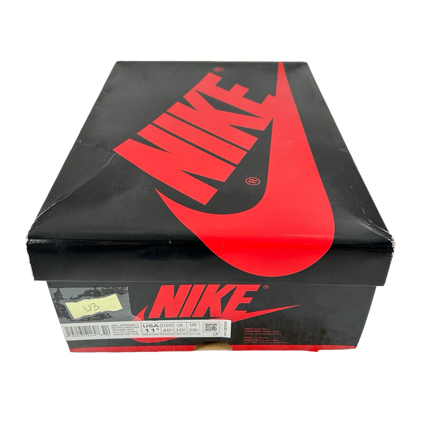 555088 063 Jordan 1 Retro High OG Patent Bred [USED] - 11.5 M (Used3)