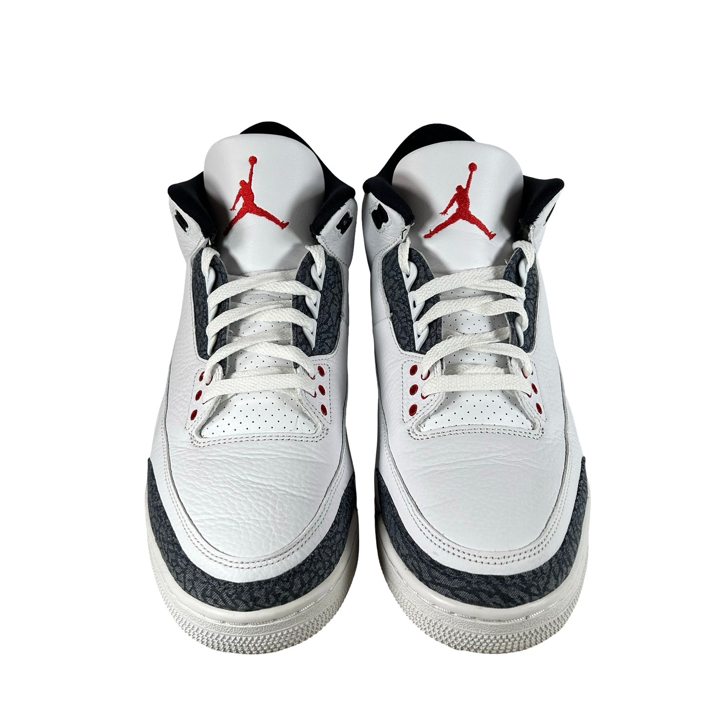 CZ6431 100 Jordan 3 Retro SE Fire Red Denim (2020) [USED] - 12 M (Used)
