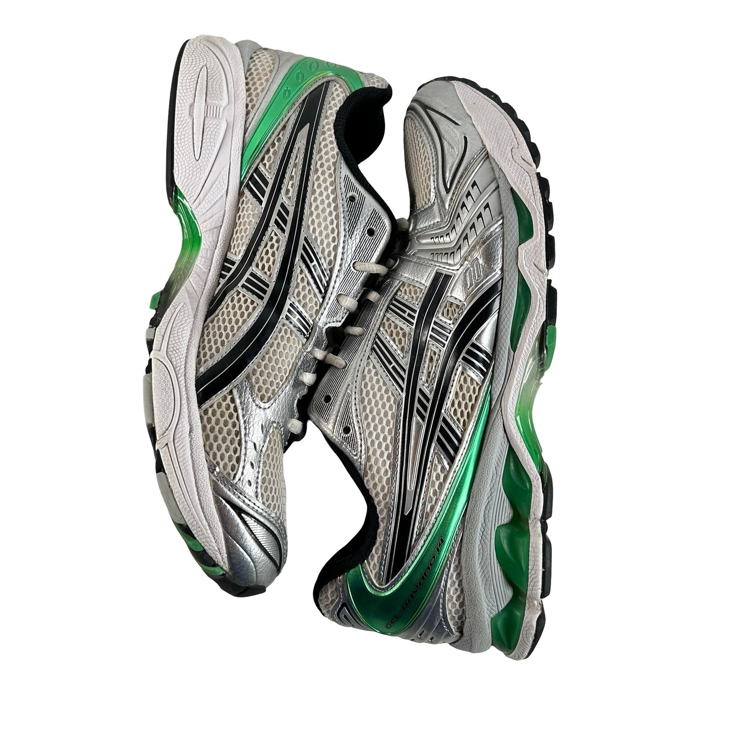1201A019 110 ASICS Gel-Kayano 14 White Malachite Green [USED] - 10 M (Used3)