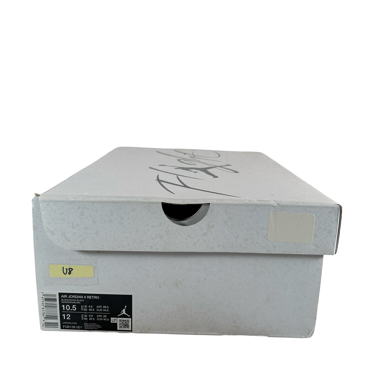FQ8138 001 Air Jordan 4 Retro White Thunder [USED] - 10.5 M (Used8)