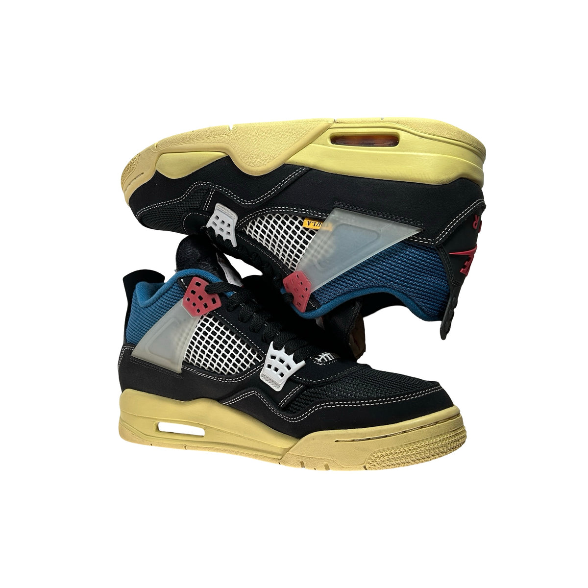 DC9533 001 Jordan 4 Retro Union Off Noir [USED] - 9 M (Used14)