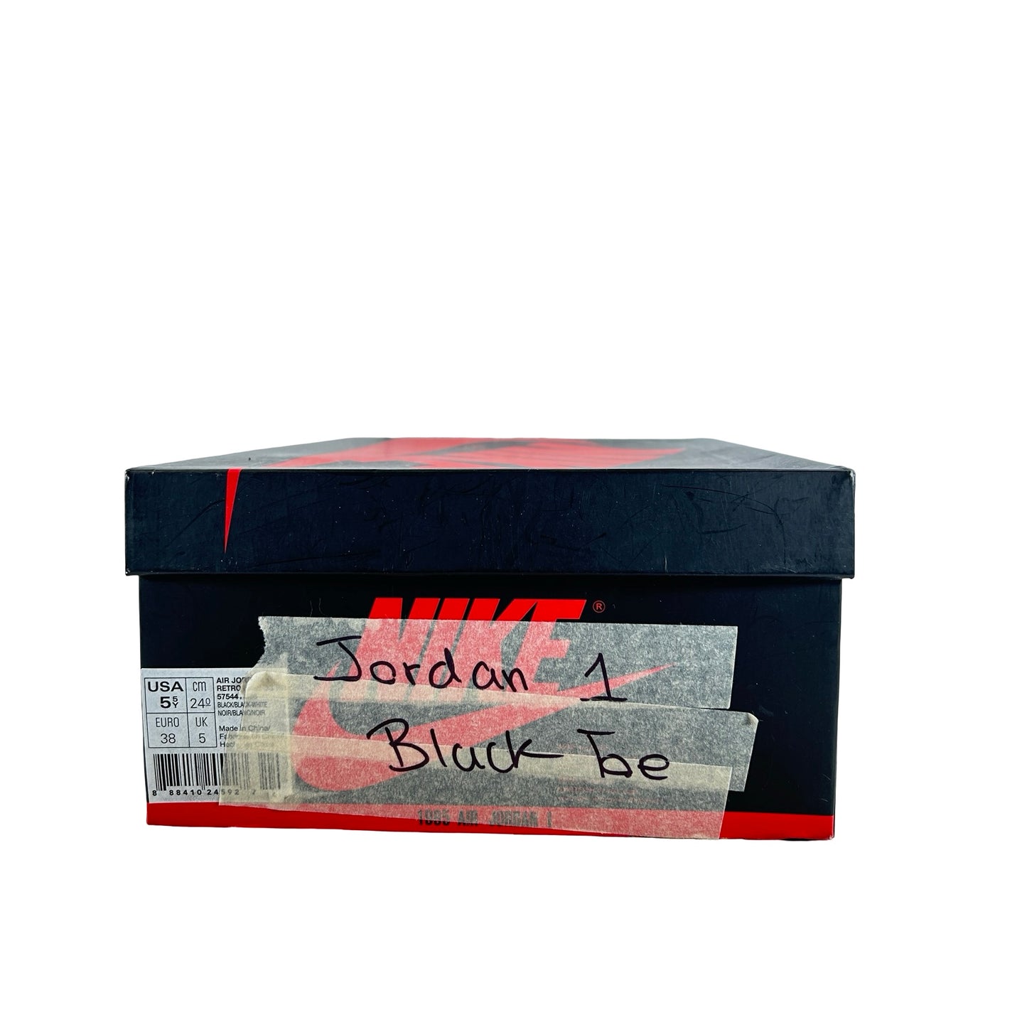 555088 125 Jordan 1 Retro Black Toe (2016) [USED] - 8 M (Used) (Replace Box)