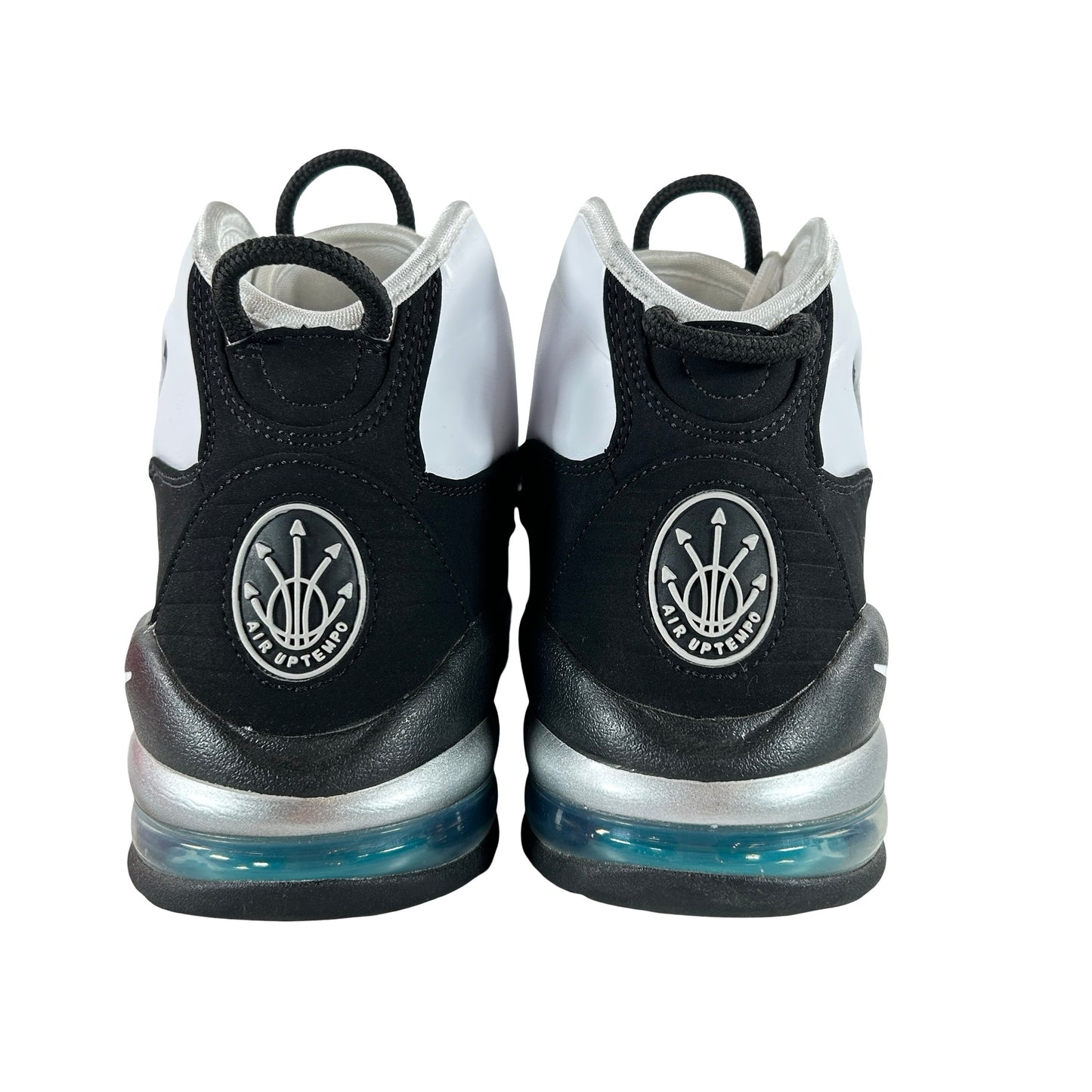 311090 100 Nike Air Max Uptempo 95 White Black Teal [USED] - 10 M (Used)