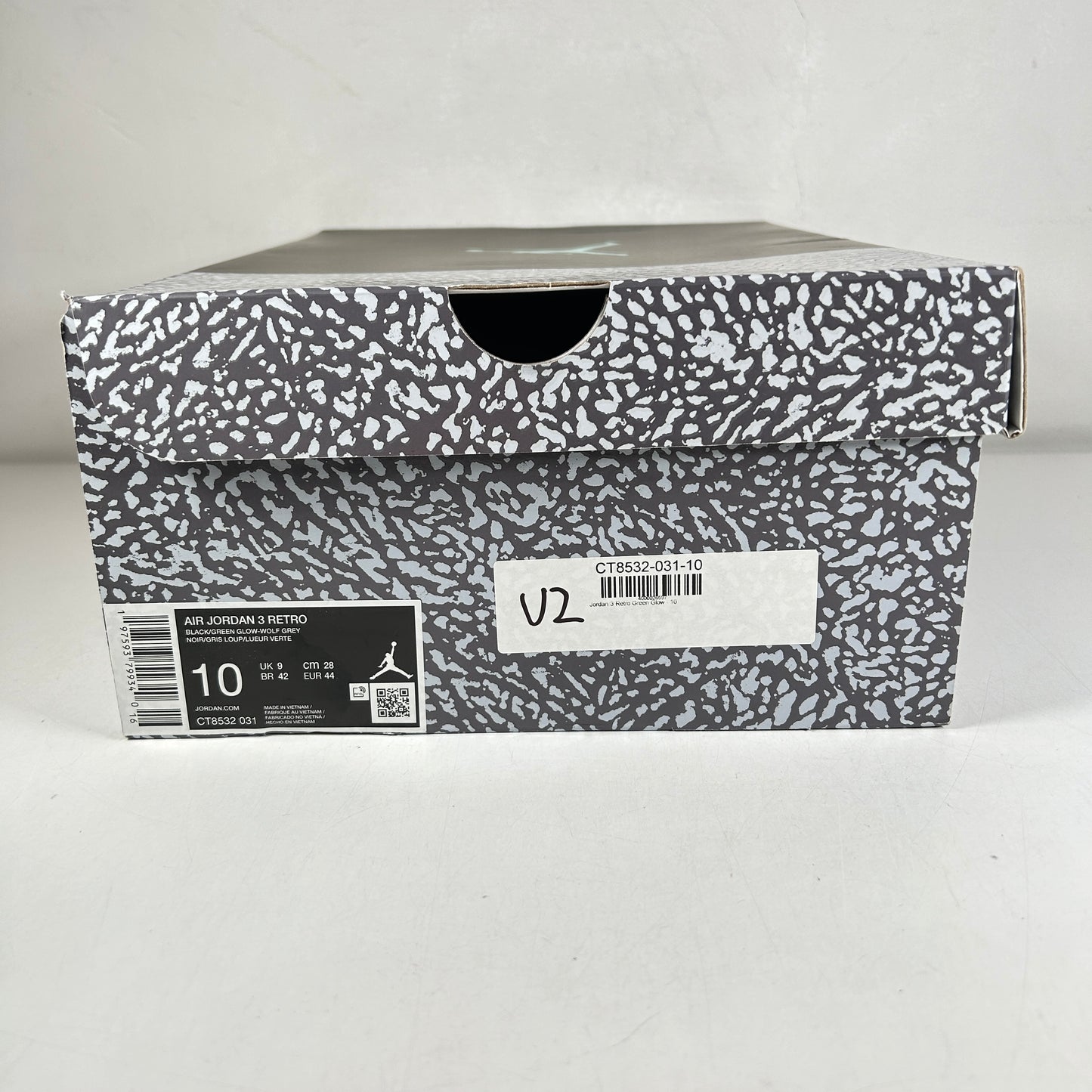 CT8532 031 Jordan 3 Retro Green Glow [USED] - 10 M (Used2)