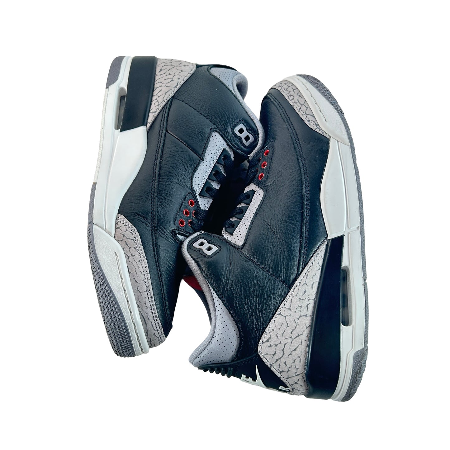 DN3707 010 Jordan 3 Retro Black Cement Reimagined (2024) [USED] - 8.5 M (Used24)