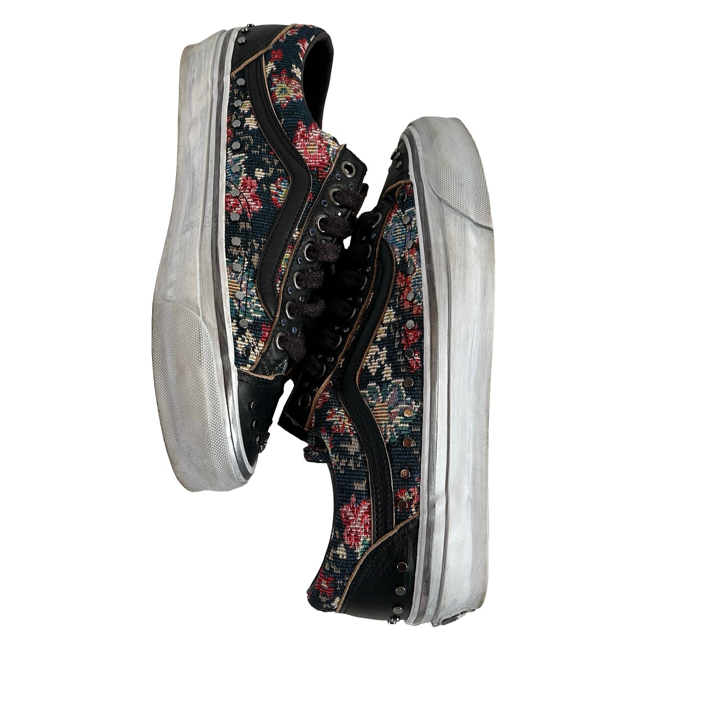VN000D2GBLA Vans OTW Old Skool 36 Vibram Floral Rivets Black [USED] - 8.5 M (Used)