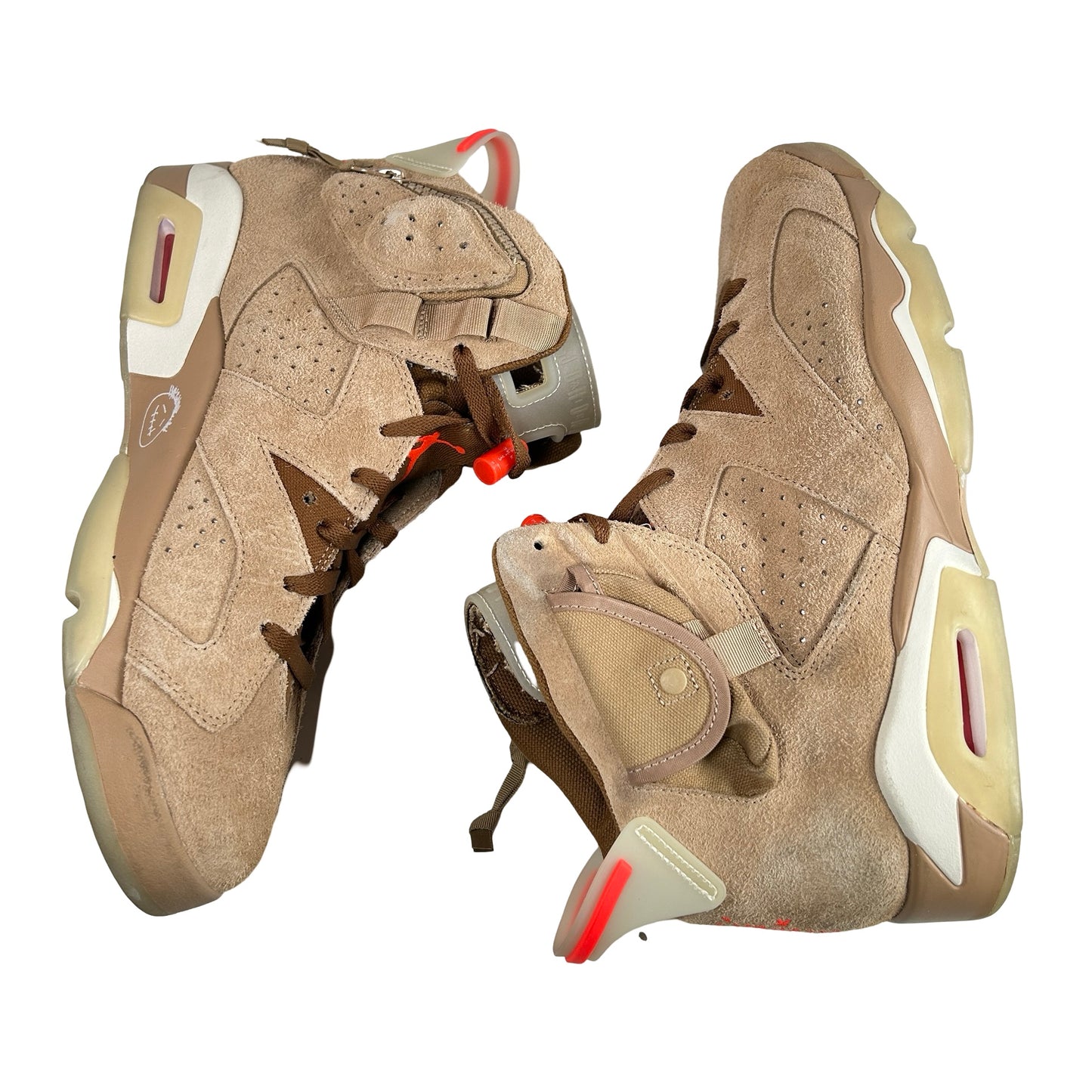 DH0690 200 Jordan 6 Retro Travis Scott British Khaki [USED] - 13 M (Used4)