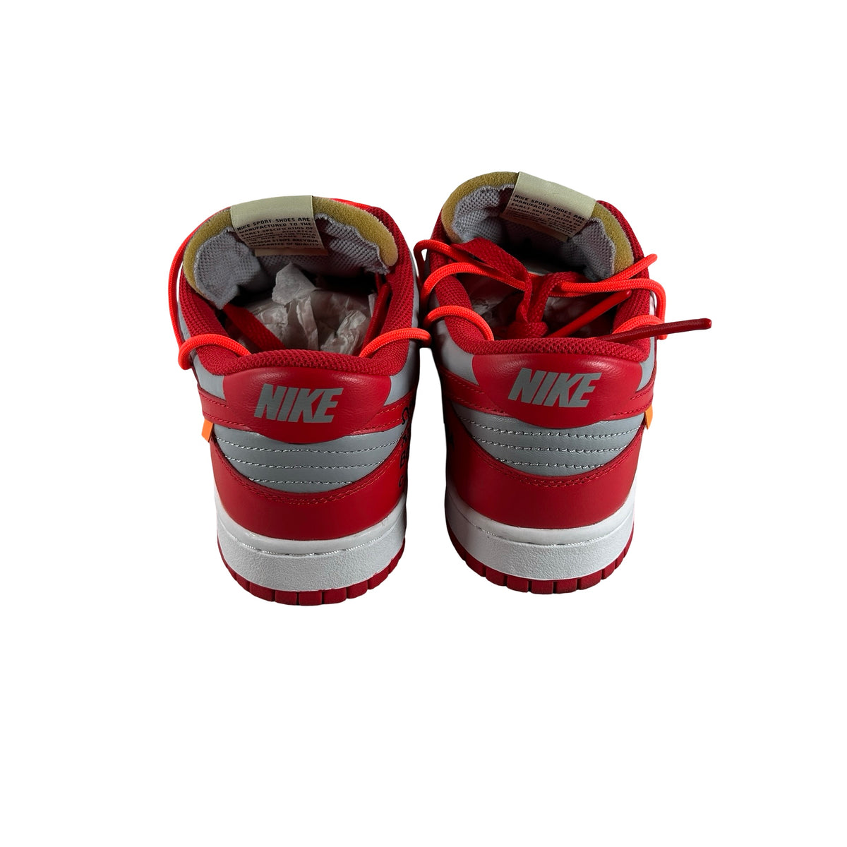 CT0856 600 Dunk Low Off-White Red [USED] - 8.5 M (Used2)