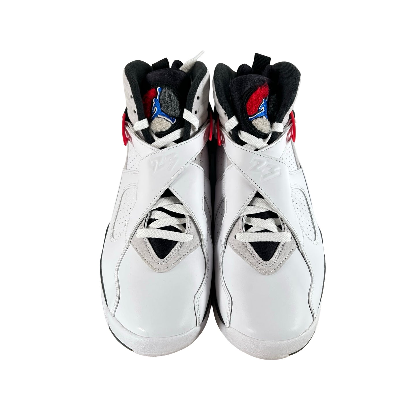 305381 100 Jordan 8 Retro White True Red (2025) [USED] - 10.5 M (Used7)