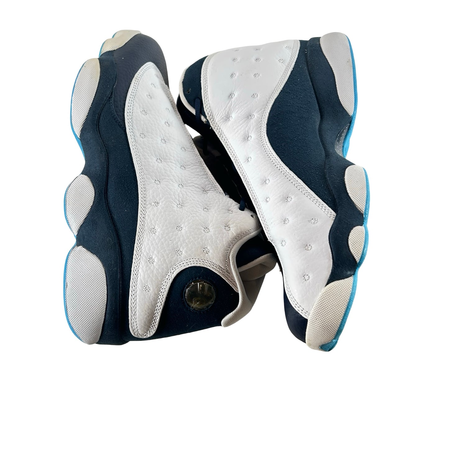 414571 144 Jordan 13 Retro Obsidian Powder Blue White [USED] - 11 M (VNDS) (No Box)