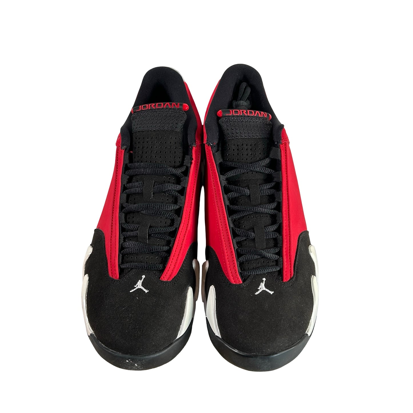 487471 006 Jordan 14 Retro Gym Red Toro - 11 M (Yellowing Midsole)