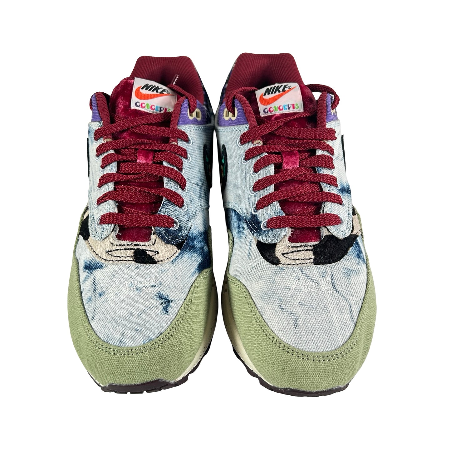 DN1803 300 Nike Air Max 1 Concepts Denim Olive Canvas [USED] - 9 M (Used3)