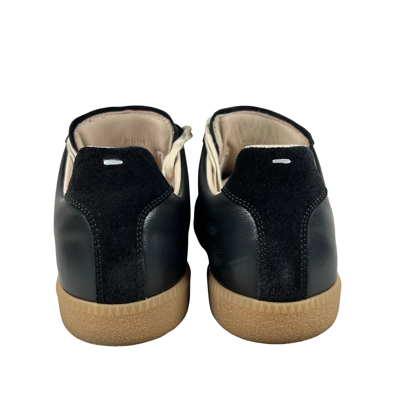 Maison Margiela Men's Replica Leather Low-Top Black [USED] - 42 EU (Used)