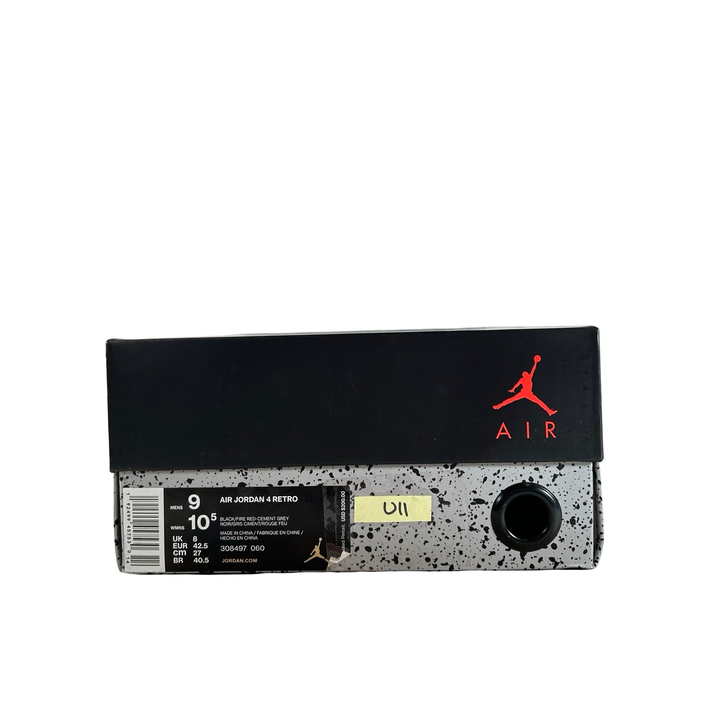 308497 060 Jordan 4 Bred (2019) [USED] - 9 M (Used11)