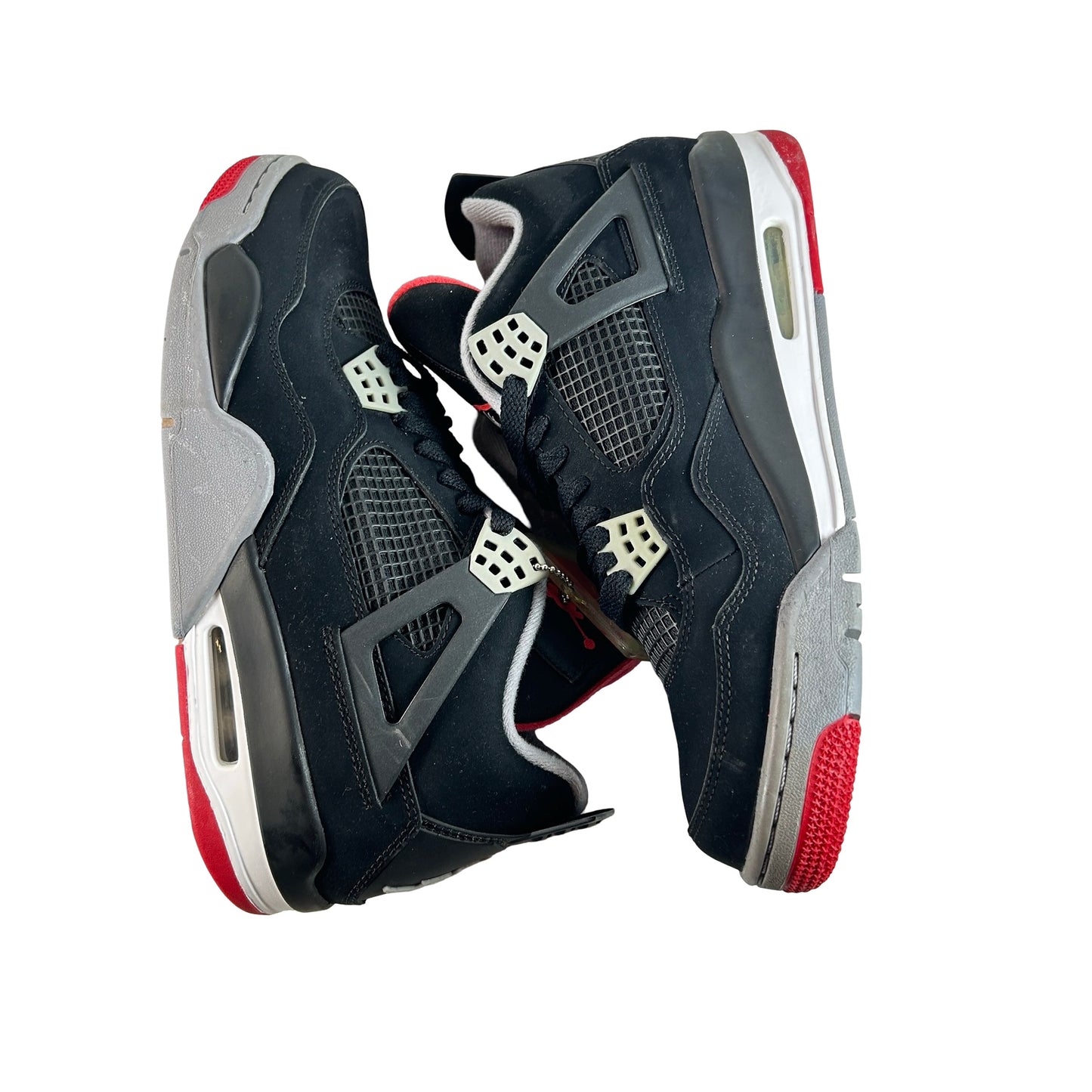 308497 089 Jordan 4 Retro Black Cement (2012) - 9 M (Yellowing) (No Box)