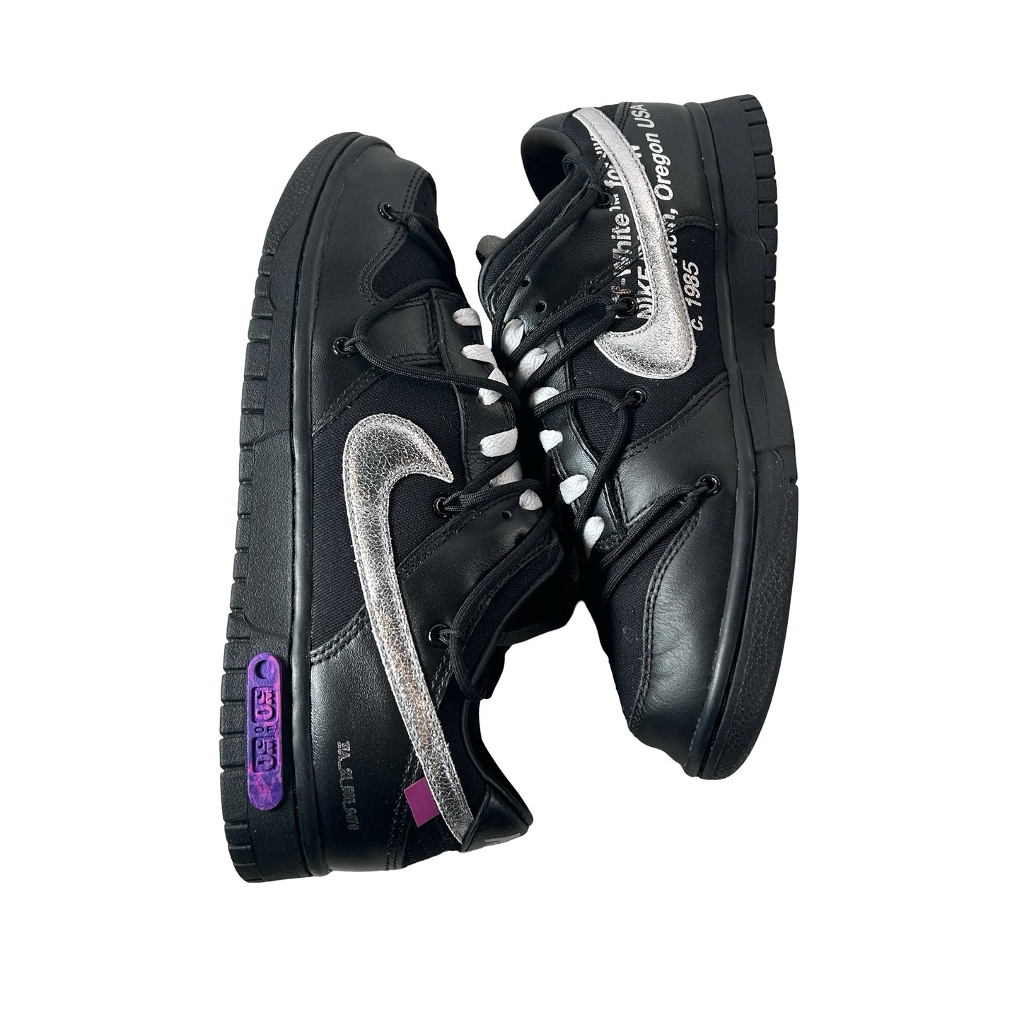 DM1602 001 Nike Dunk Low Off-White Lot 50 [USED] - 9 M (Used)