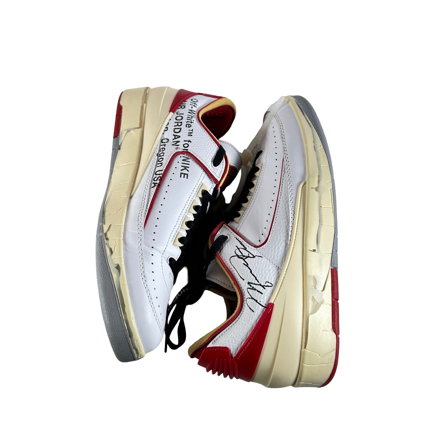 DJ4375 106 Jordan 2 Retro Low SP Off-White White Red [USED] - 10 M (Used5)