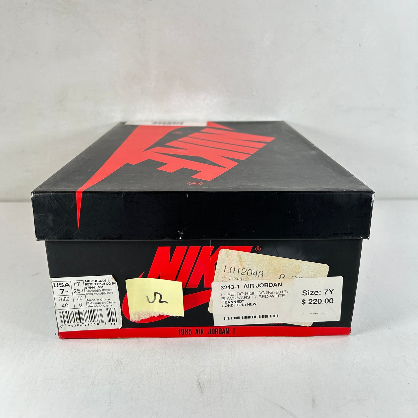 575441 001 Jordan 1 Retro Bred Banned (2016) (GS) [USED] - 7 Y (Used2)