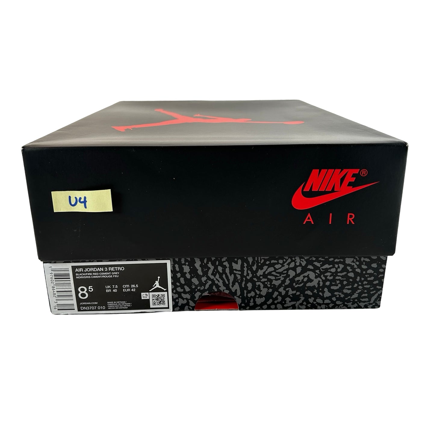 DN3707 010 Jordan 3 Retro Black Cement Reimagined (2024) [USED] - 8.5 (Used4)