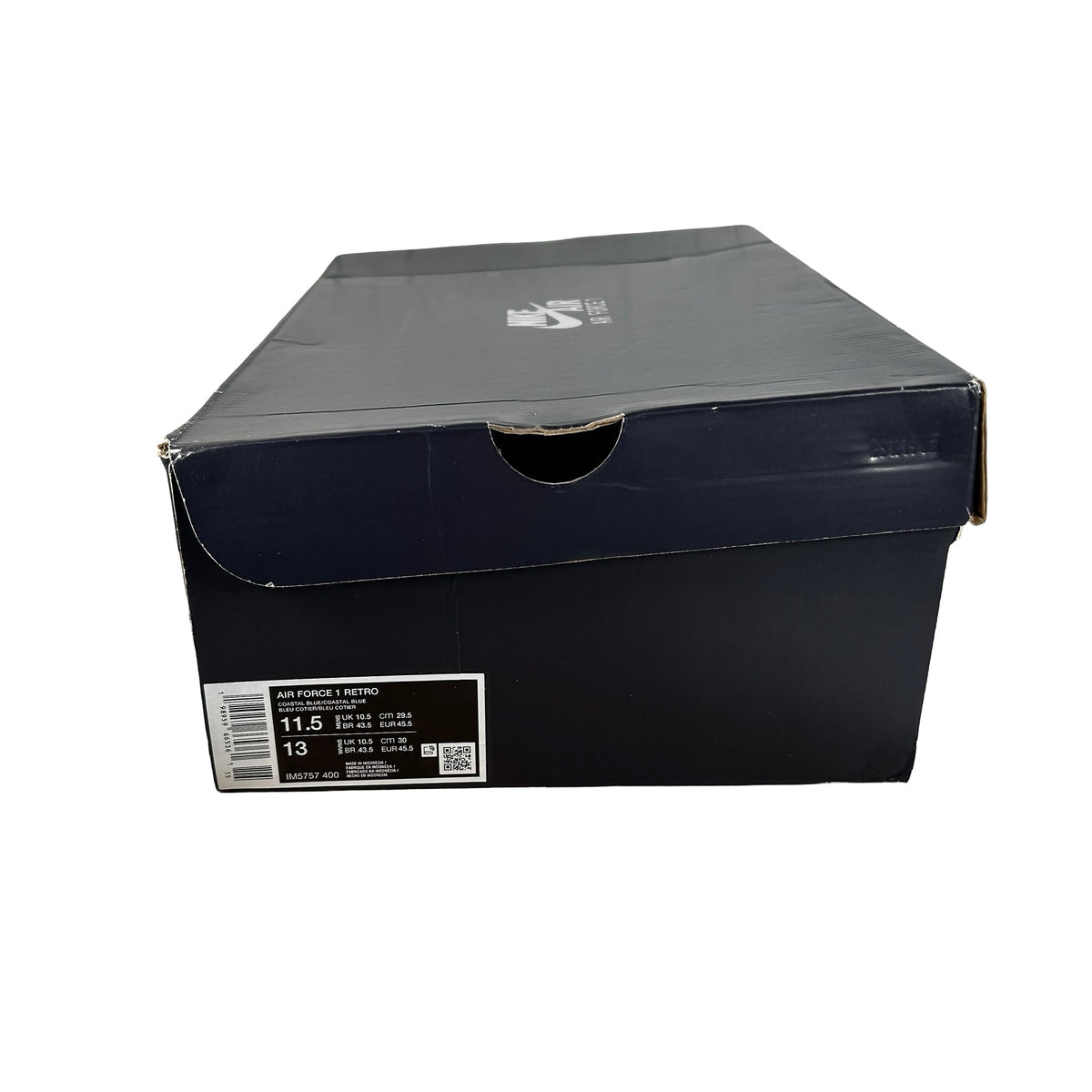 IM5757 400 Nike Air Force 1 Low Patent Denim [USED] - 11.5 M (Used)