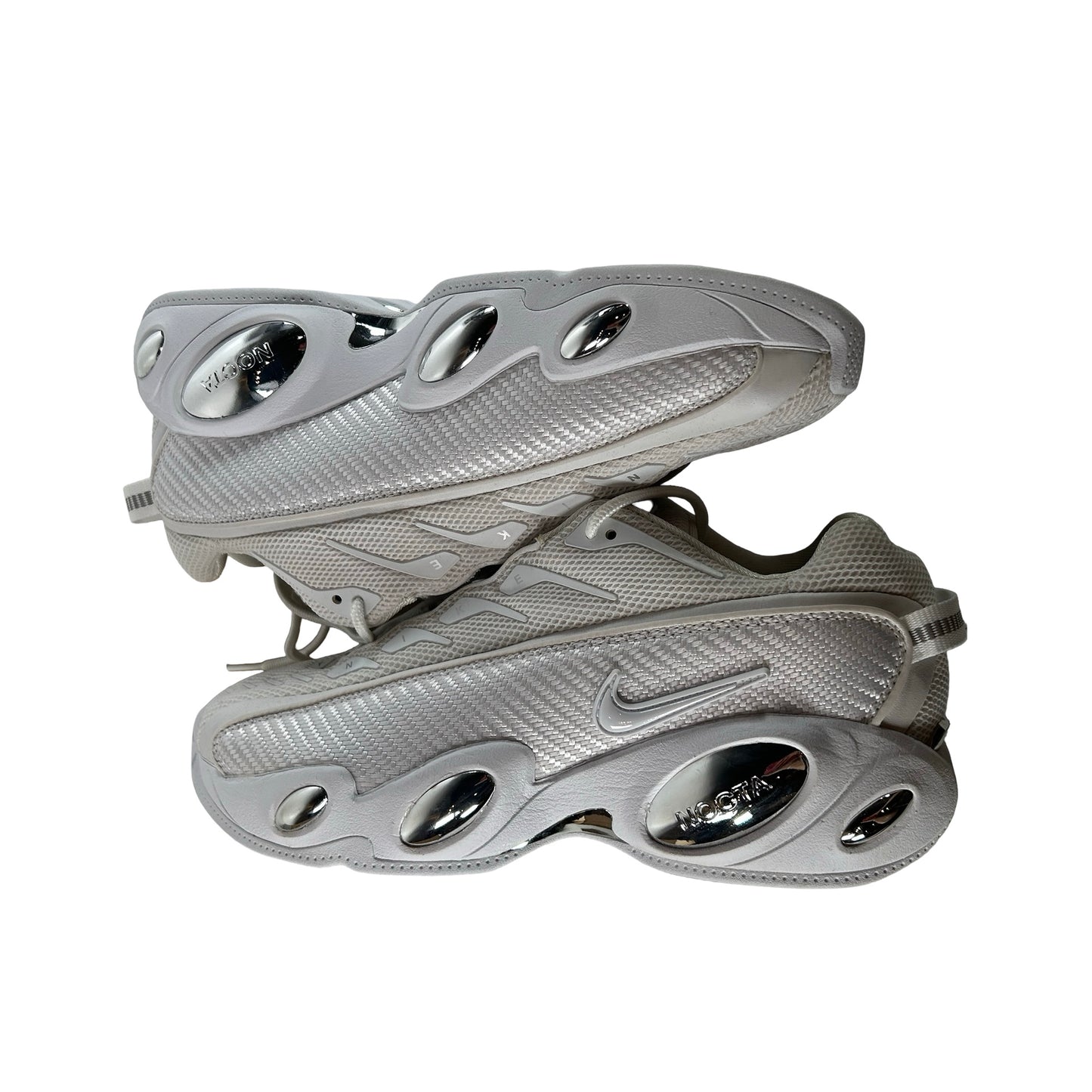 DM0879 100 Nike NOCTA Glide Drake White Chrome [USED] - 9.5 M (Used2)