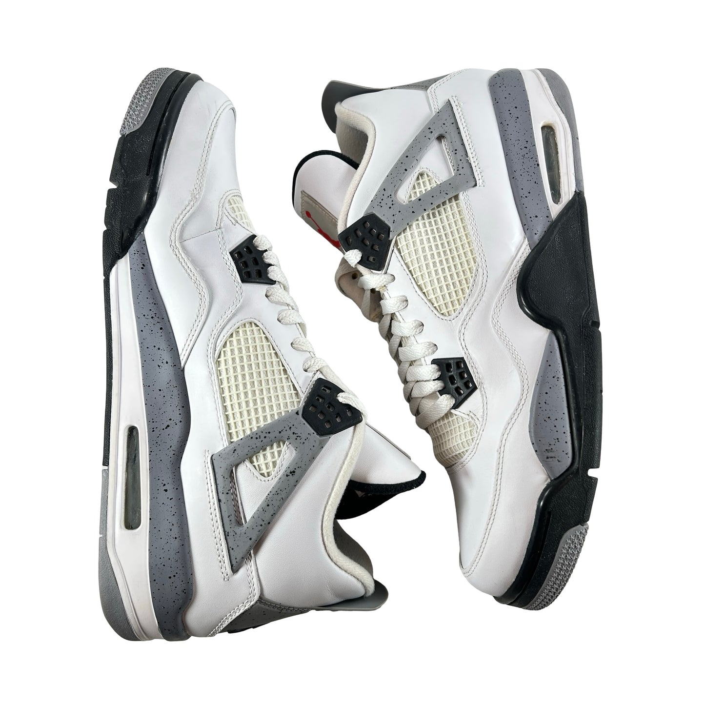 308497 103 Jordan 4 Retro White Cement (2012) [USED] - 12 M (Used) (No Box)