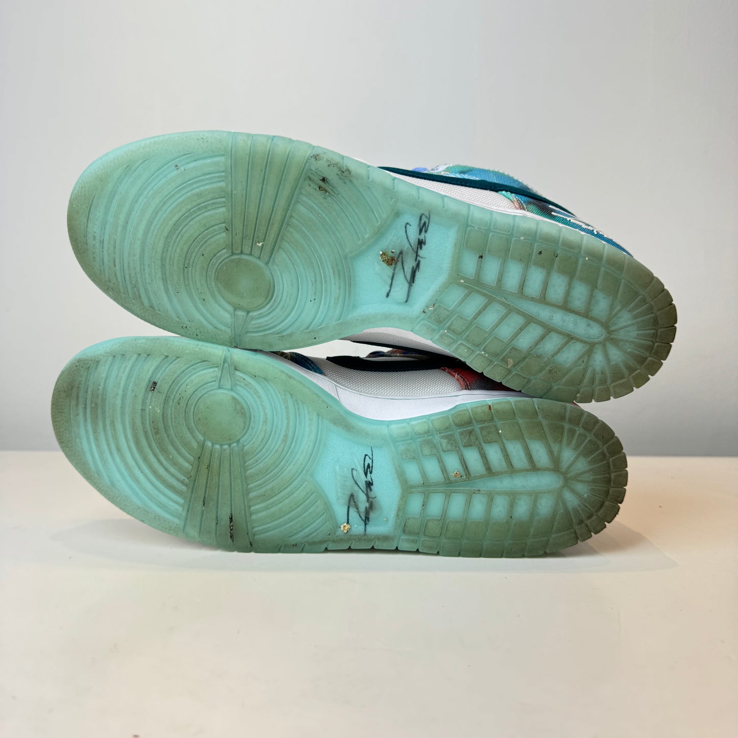 HF6061 400 Nike SB Dunk Low Futura Laboratories Bleached Aqua [USED] - 13 M (Used)