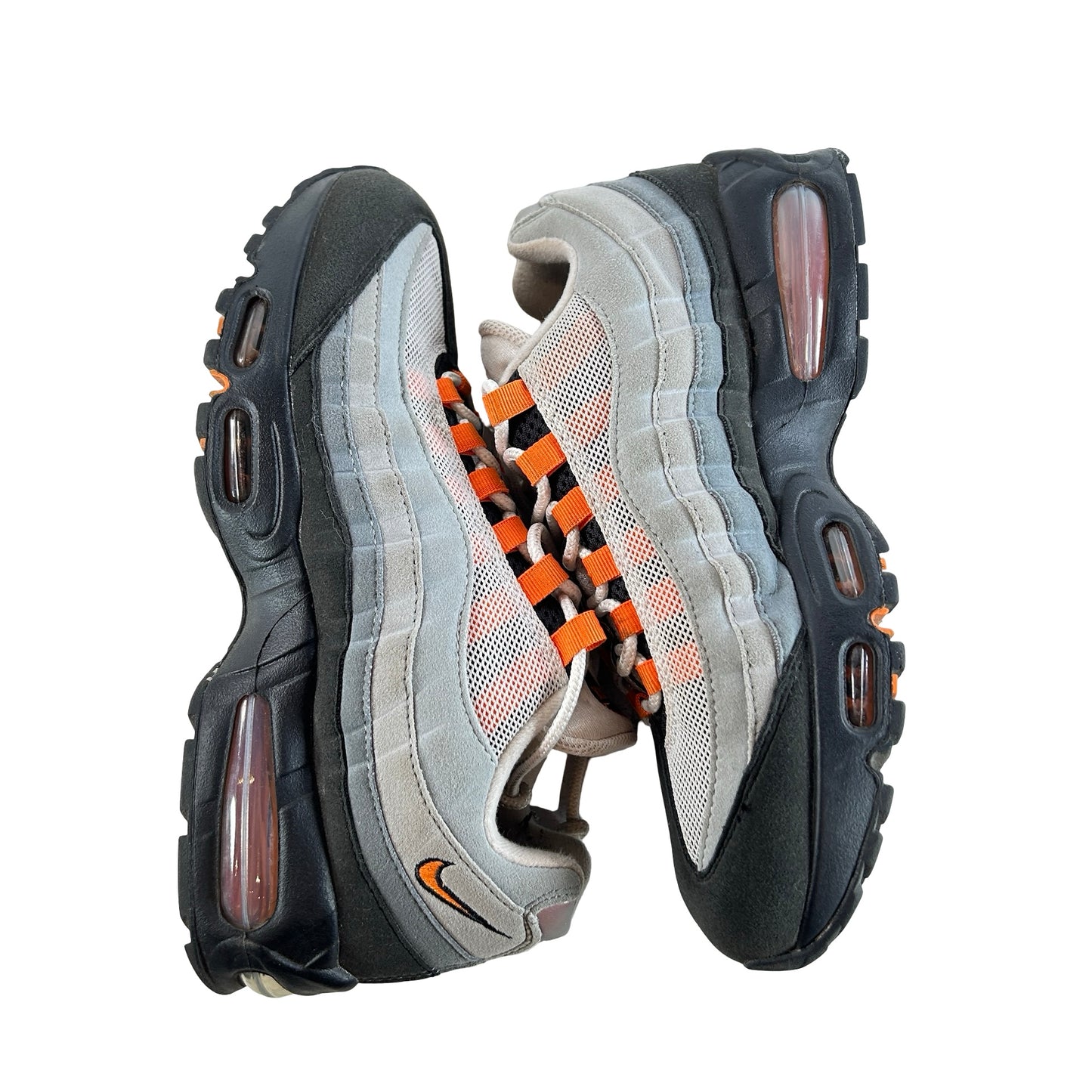 HM4740 101 Nike Air Max 95 OG Big Bubble Bright Mandarin 2.0 (2025) [USED] - 9 M (Used) (No Box)